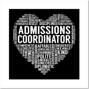 Admissions Coordinator Heart Posters and Art